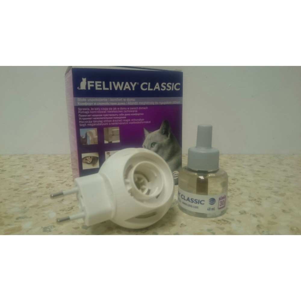 Купить Feliway Classic-феромон для кошек (диффузор и флакон) на 🐕 Shop ...